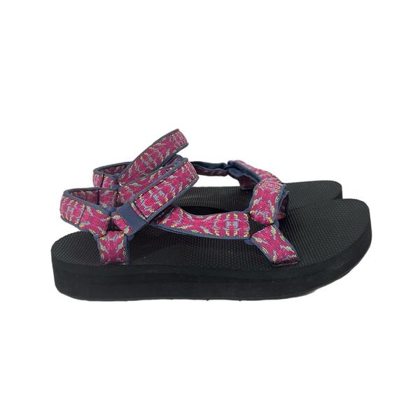 Teva Sandals Universal Midform Women 11 Triton Raspberry Ankle Strap Active Hike - Picture 1 of 9